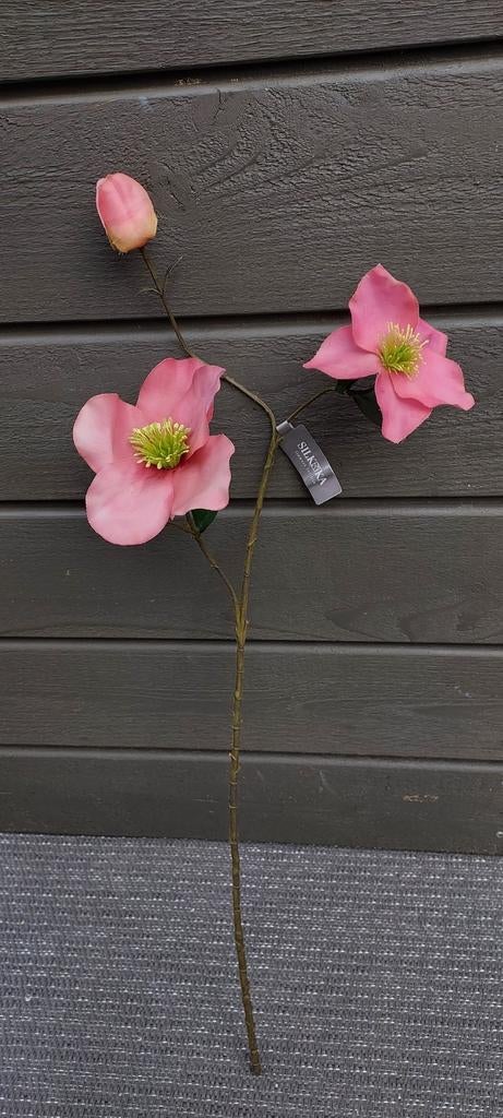 Silk-ka bloem nieuw met prijskaartje roze, Huis en Inrichting, Ophalen of Verzenden, Nieuw