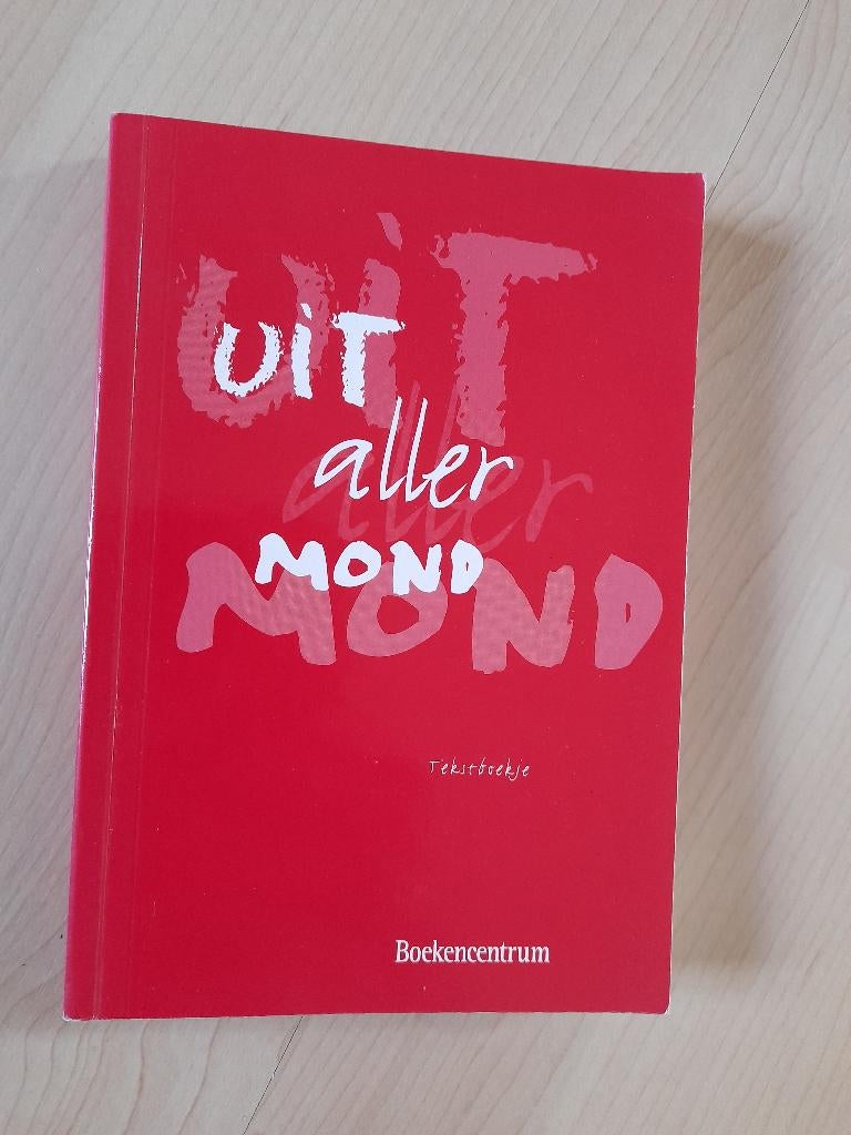 TEKSTBOEK UIT ALLER MOND Een nieuwe bundel geestelijke, Ophalen of Verzenden, Gelezen
