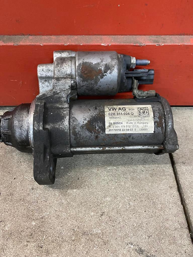 Startmotor Skoda Rapid 1.0 70kw OE nr 02M911024Q 109120 km, Ophalen of Verzenden, Gebruikt, Audi