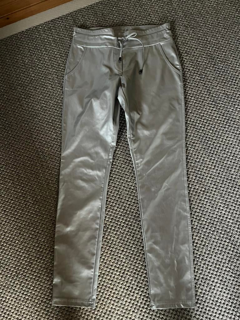 Zizo “ zilveren”  broek maat 40, Kleding | Dames, Maat 38/40 (M), Overige kleuren, Ophalen of Verzenden, Zo goed als nieuw