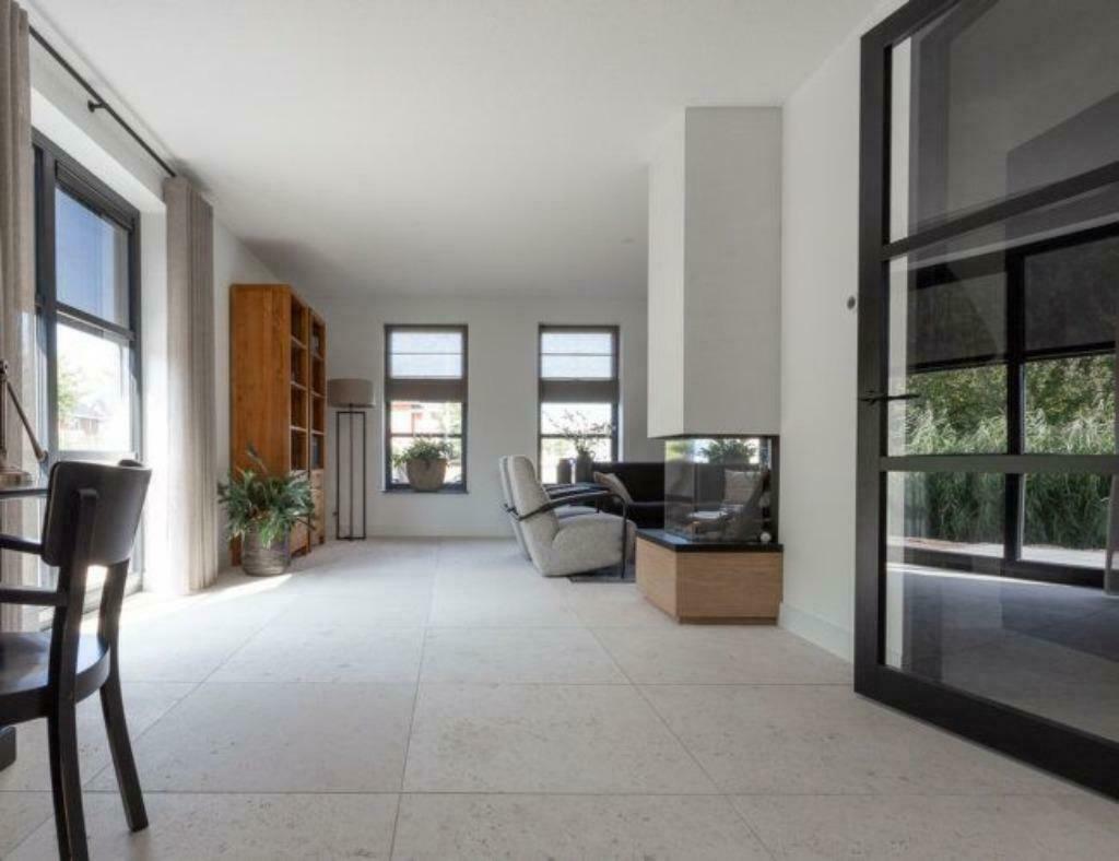 Travertin | Gezandstraald | 60x90cm, 60 cm of meer, Nieuw, Ophalen of Verzenden, 10 m² of meer