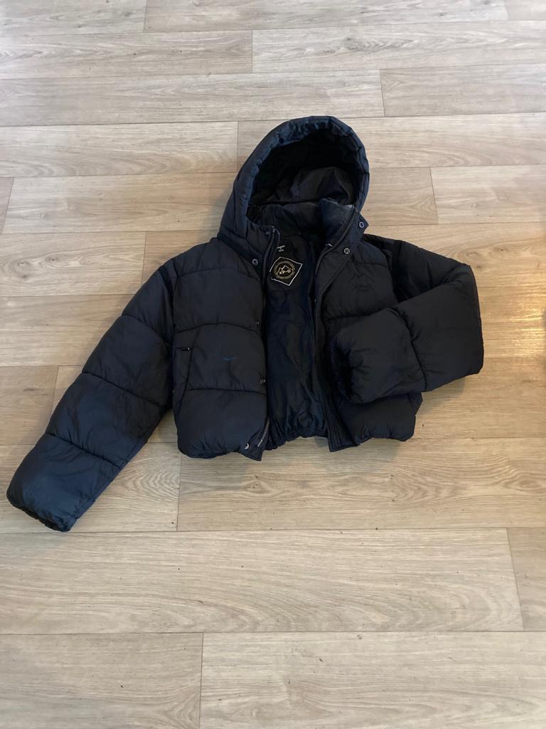 Superdry Pufferjas met Capuchon, Superdry, Zwart, Gedragen, Ophalen
