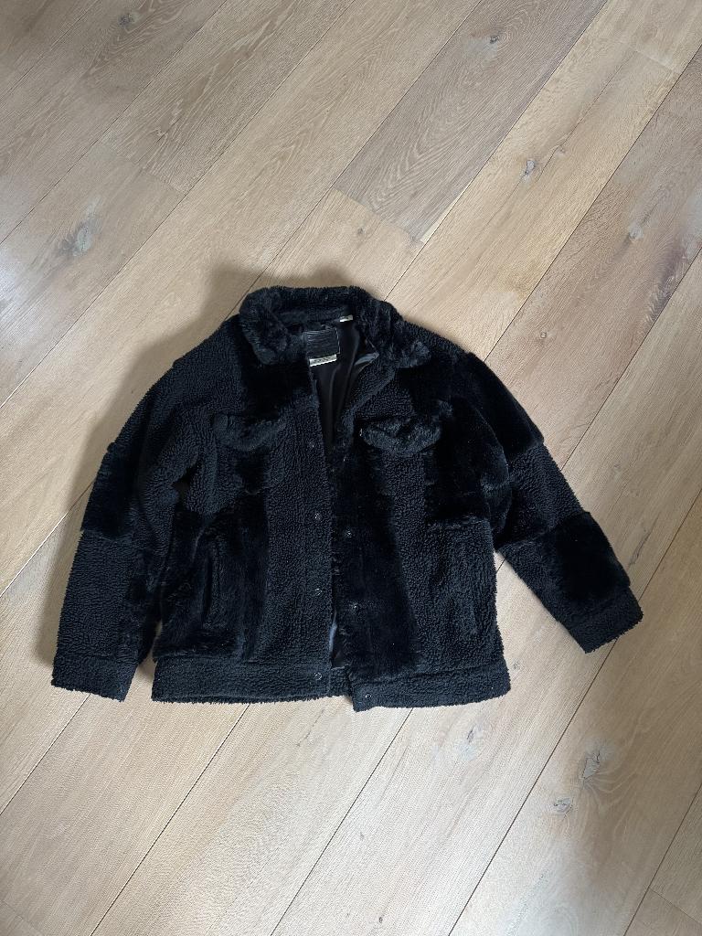wollen jas, Zwart, Ophalen of Verzenden, Maat 36 (S), Levi’s