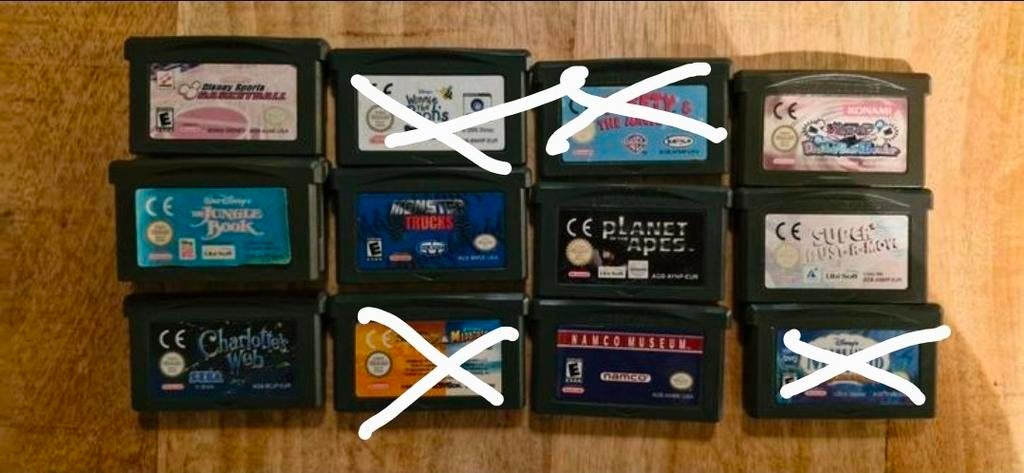 Game Boy Advance Games €3 per stuk, Spelcomputers en Games, Games | Nintendo Game Boy, Gebruikt, Avontuur en Actie, 1 speler, Vanaf 3 jaar