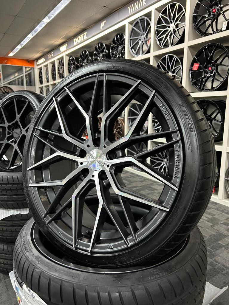 ACTIE | 19 INCH YANAR IST-34 VELGENSET 5X112 GOLF LEON A3, 19 inch, Banden en Velgen, Nieuw, Ophalen of Verzenden