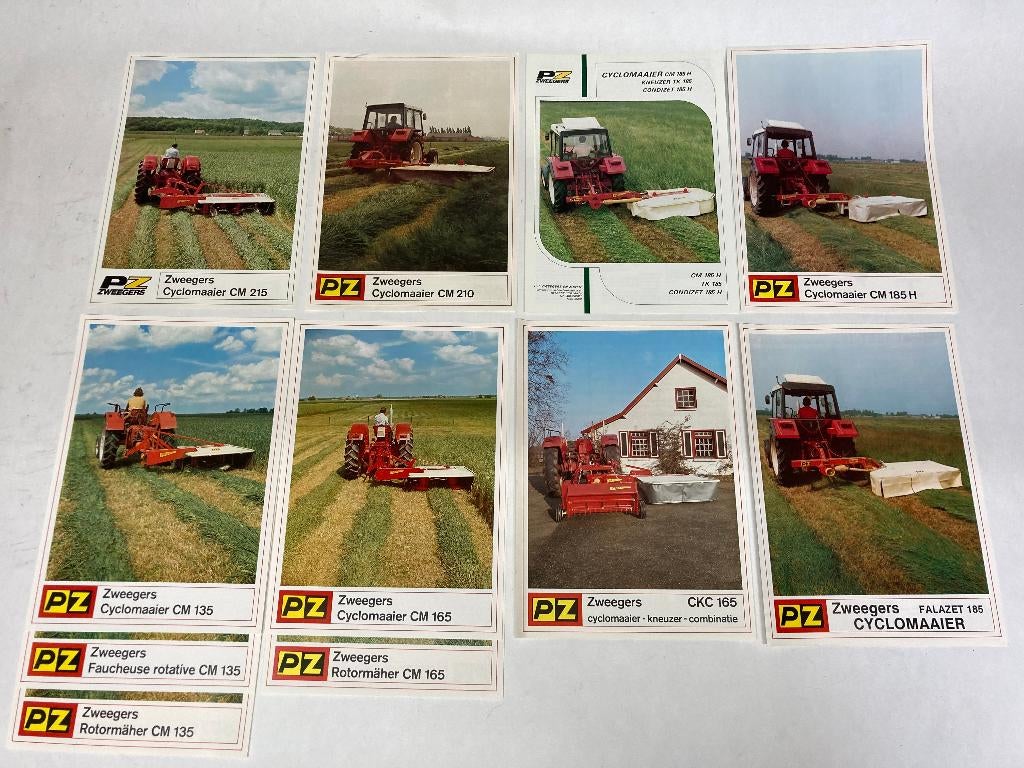 PZ Zweegers folders cyclomaaiers, Folder, Nieuw, Diverse auteurs, Ophalen of Verzenden
