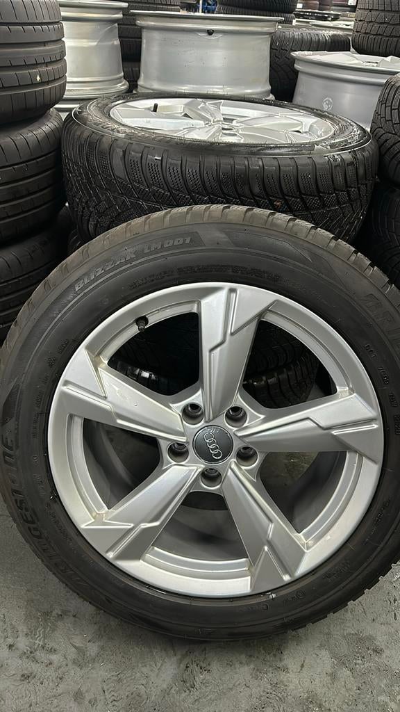 Audi A6 winterset 18 inch, Ophalen, 18 inch, Gebruikt, Banden en Velgen