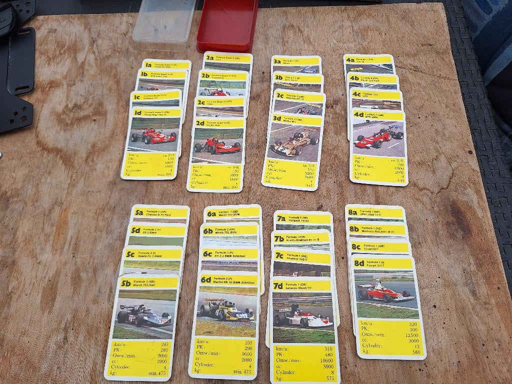 Vintage Formule 1 - 2 - 3 kwartet., Ophalen of Verzenden, Gebruikt, Formule 1
