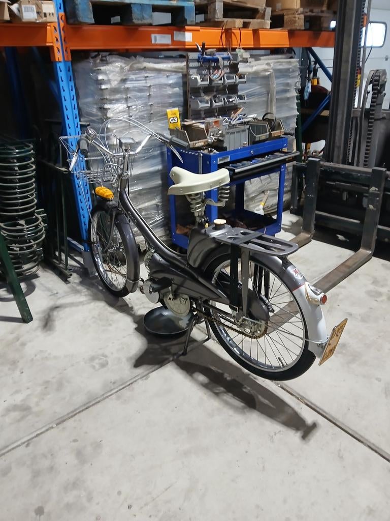 3 x kaptein mobylette grijs gerestaureerd 0626604113, 7396 Bh, 49 cc, Hulleman, 1 versnellingen
