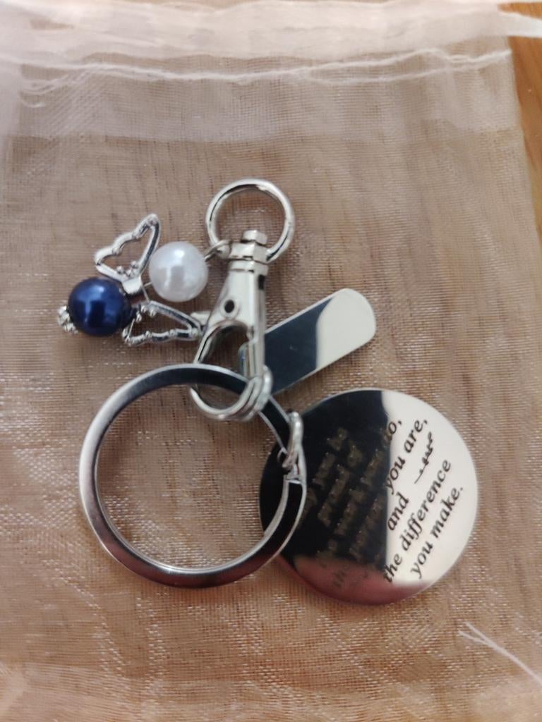 Sleutelhanger met inspirerende boodschap, Ophalen of Verzenden, Nieuw