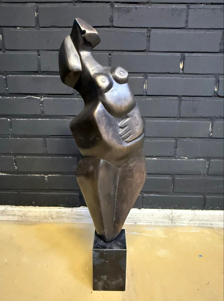 Theo Mackaay Bronzen Sculptuur Vrouwelijke Figuur, Antiek en Kunst, Ophalen