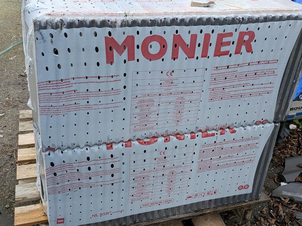 Monier Sneldek Novo+ Antraciet Dakpannen, Steen of Klei, Nieuw, Ophalen of Verzenden, 15 m² of meer
