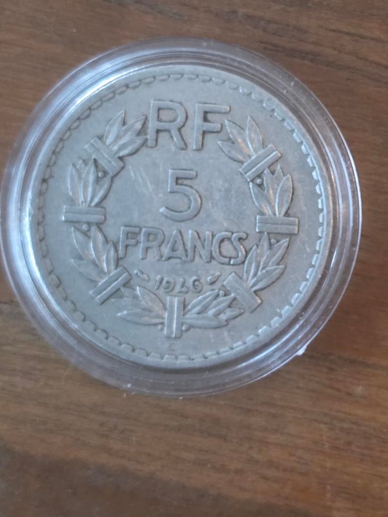 Franse 5 Francs Munt 1946C, Ophalen of Verzenden, Zuidoost-Azië, Losse munt