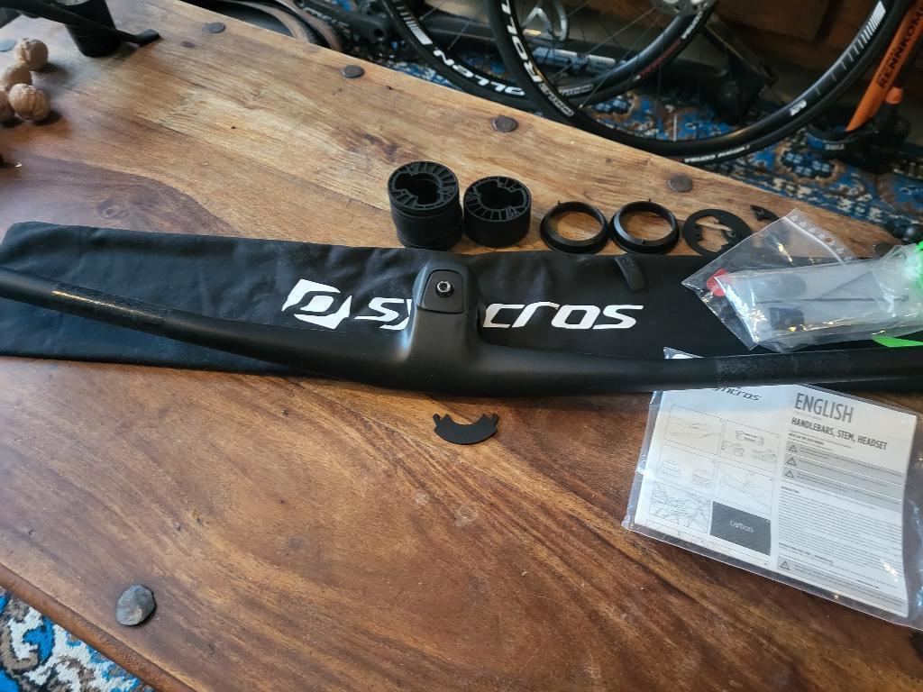 Syncros Hixon SL carbon 50mm riser stuur, Fietsen en Brommers, Fietsonderdelen, Ophalen of Verzenden, Zo goed als nieuw, Stuur