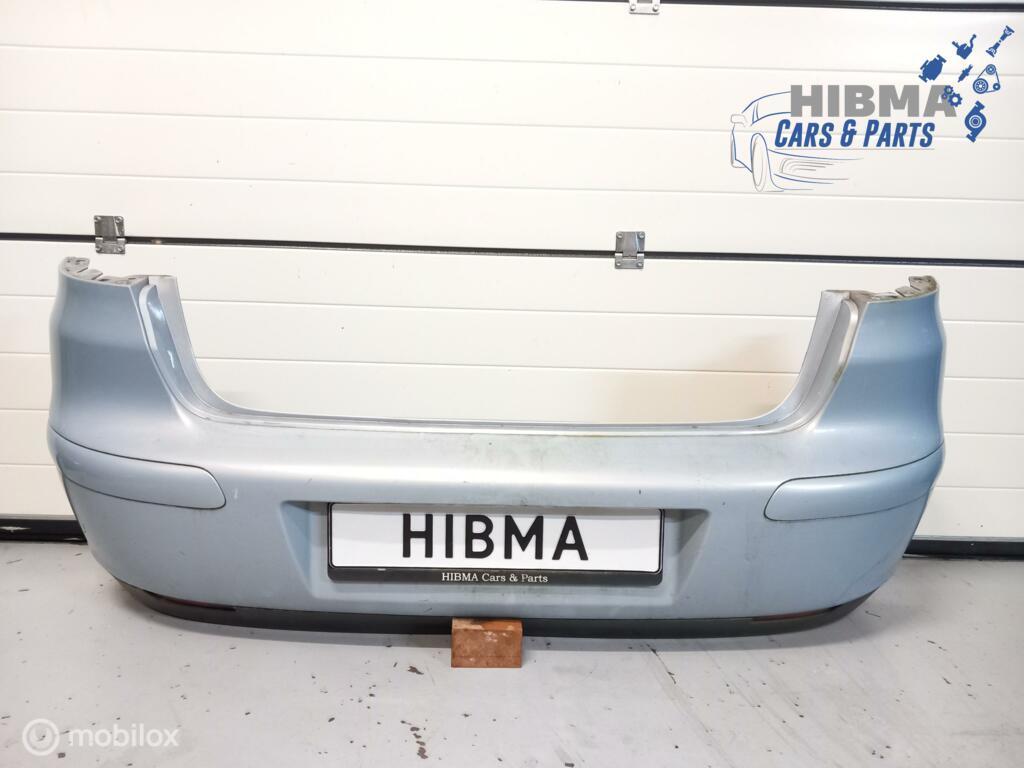 Seat Ibiza 6L Achterbumper LS5T Grijs 2002 t/m 2008, Auto-onderdelen, Ophalen of Verzenden, Gebruikt, Achter, Bumper