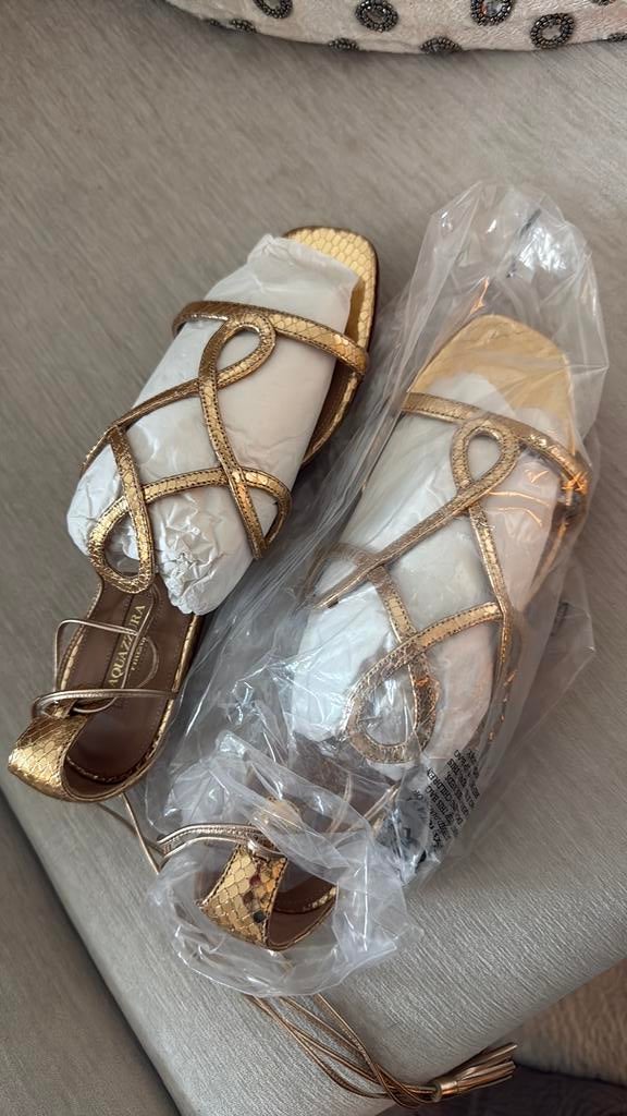 Aquazzura schoenen maat 39 nieuw!!!, Ophalen of Verzenden, Zo goed als nieuw, Zwart, Sneakers of Gympen