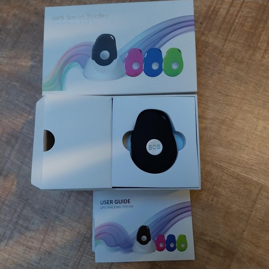 Nieuw GPS smart tracker alarm, Zwart, Nieuw, Ophalen of Verzenden, Waterdicht