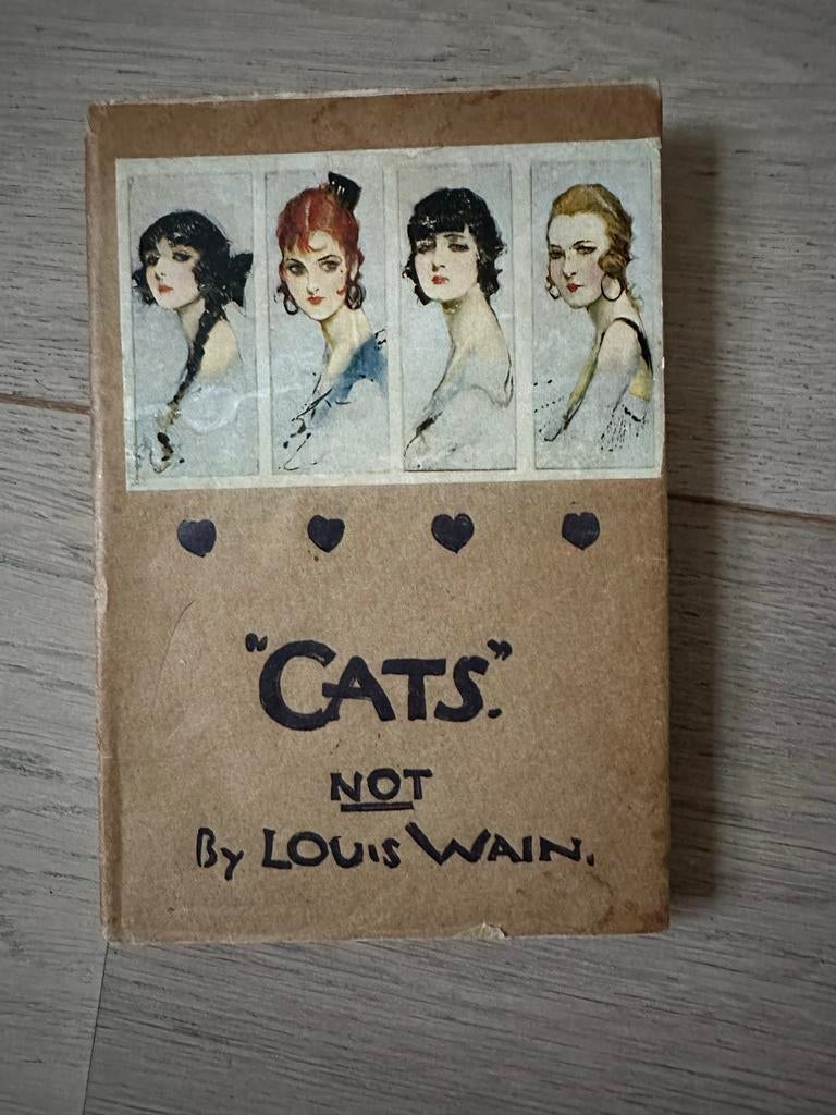 Antiek boek "Cats" not by Louis Wain, 1919, Ophalen of Verzenden