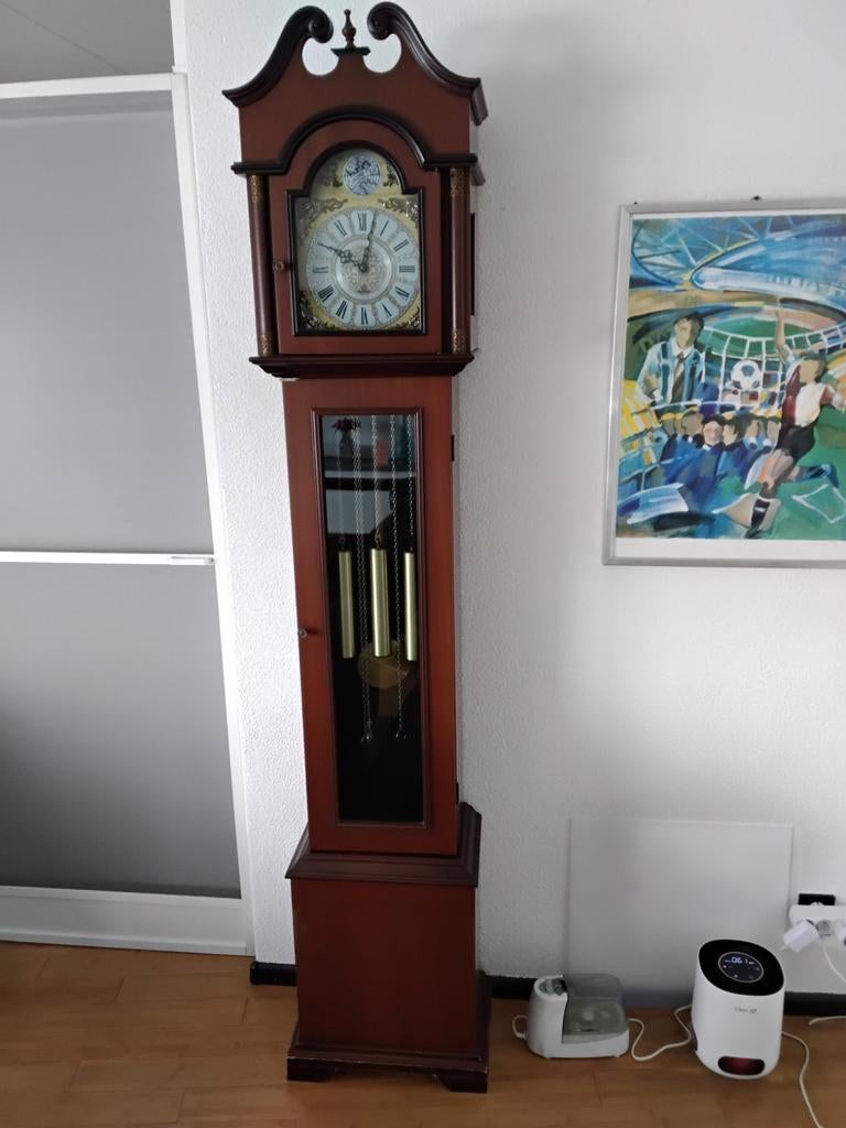 Staande westminster klok, Antiek en Kunst, Antiek | Klokken, Ophalen