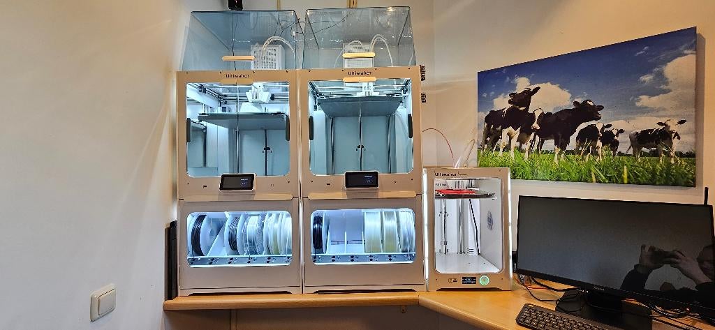Ultimaker S5 Pro Bundle - Top 3D-Printer duo nozzle, Computers en Software, 3D Printers, Ophalen, Ingebouwde Wi-Fi, Ultimaker
