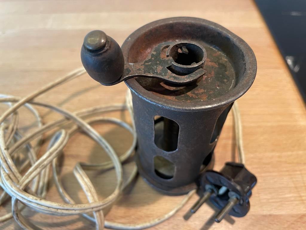 Inspectielamp jaren 30 looplamp, Ophalen of Verzenden