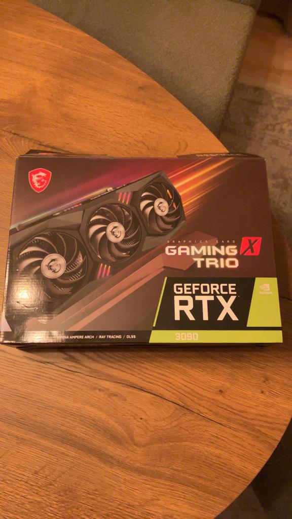 NVIDIA GeForce RTX 3090 GAMER X TRIO videokaart, GDDR6, PCI-Express 4, Ophalen of Verzenden, Zo goed als nieuw