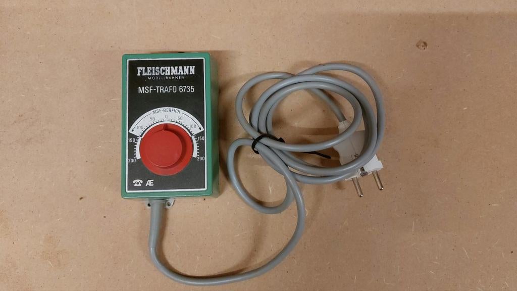 Fleischmann trafo, Transformator of Voeding, Gebruikt, Gelijkstroom, Fleischmann