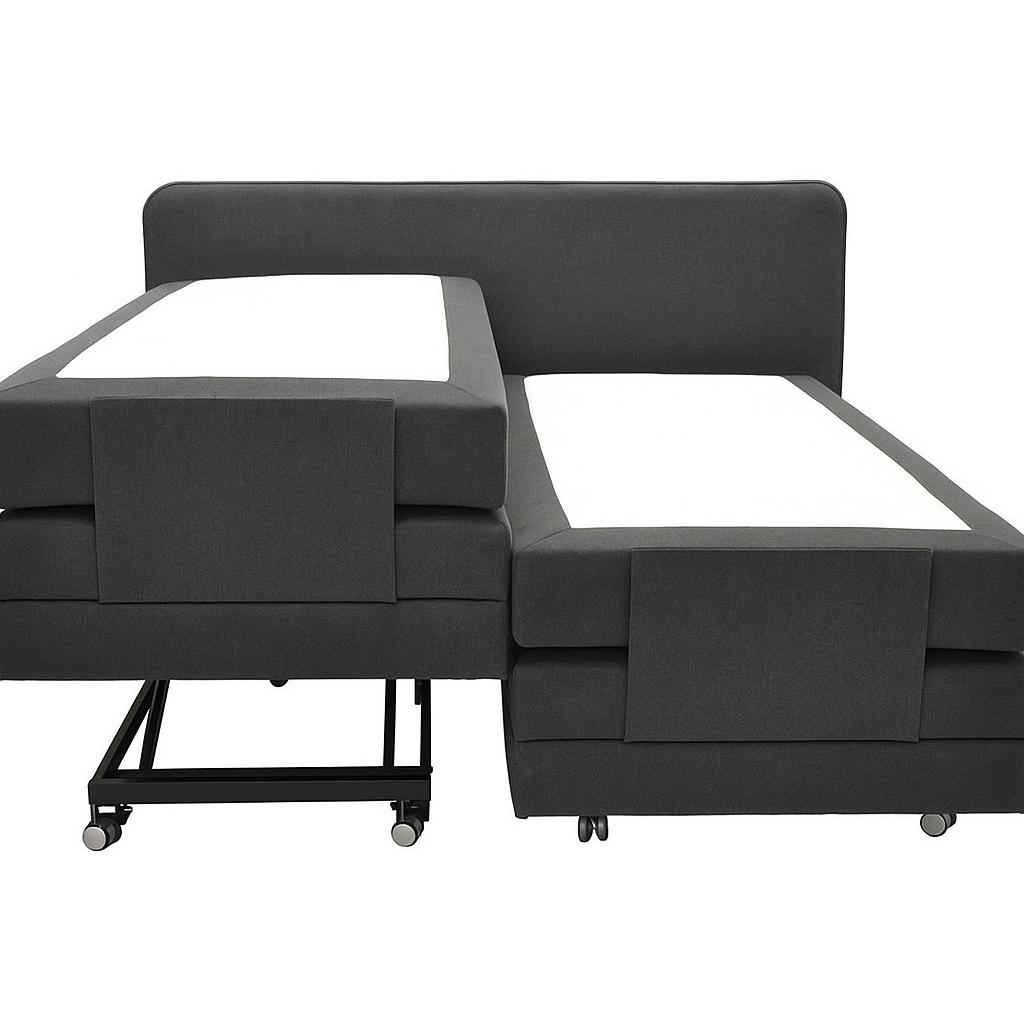 Hoog-Laag Zorg Boxspring – Alle maten, Ophalen, 180 cm, 200 cm, Nieuw