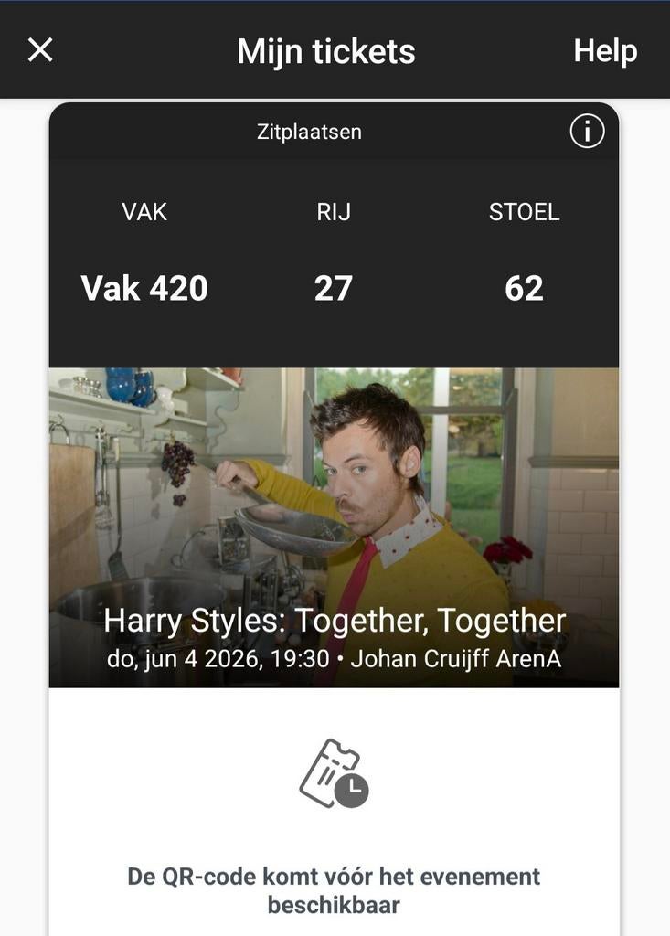 Harry styles tickets (2 stuks), Twee personen, Juni