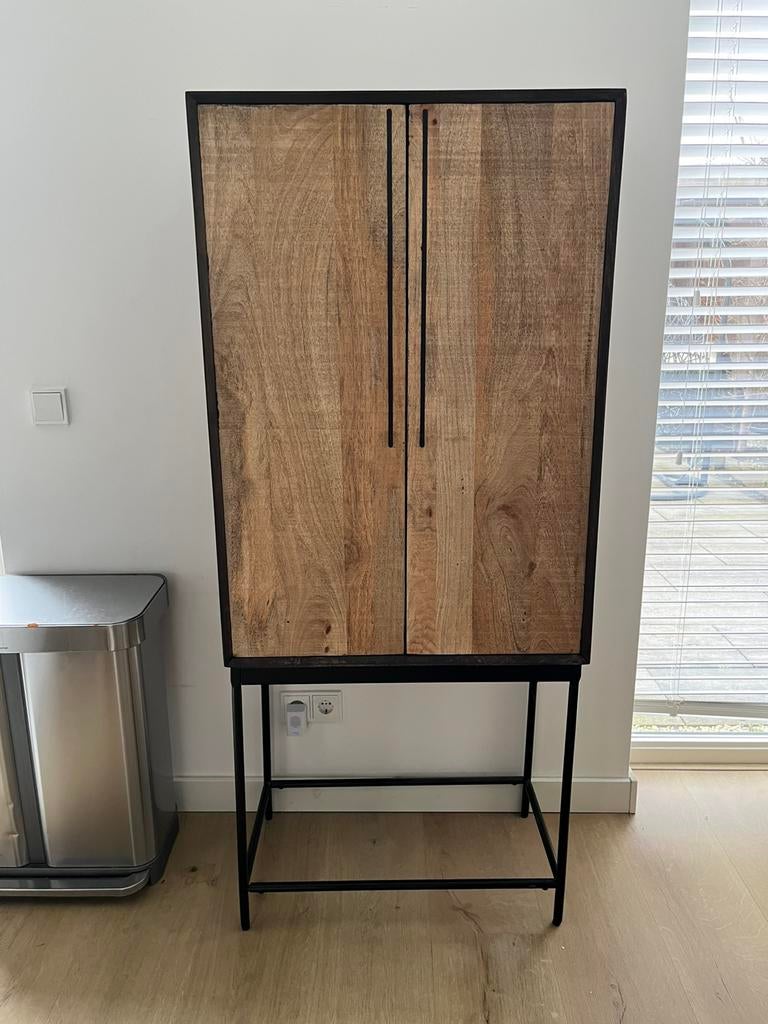 Mango houten kast | Nairobi van Dutch Bone | Loods5, Ophalen, Zo goed als nieuw, Minder dan 150 cm, 150 tot 200 cm