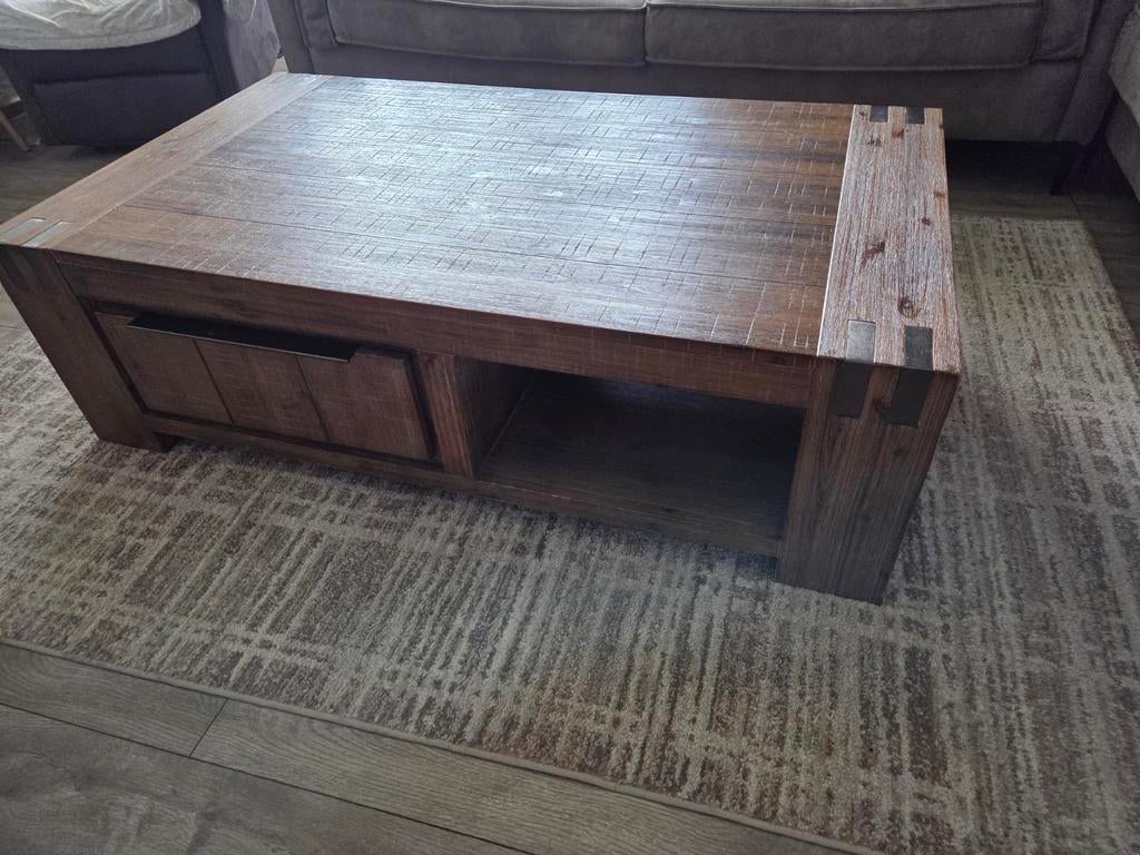 Salontafel Bassano - Stijlvol en Praktisch, Huis en Inrichting, Tafels | Salontafels, Ophalen, Gebruikt, 50 tot 100 cm, 50 tot 100 cm