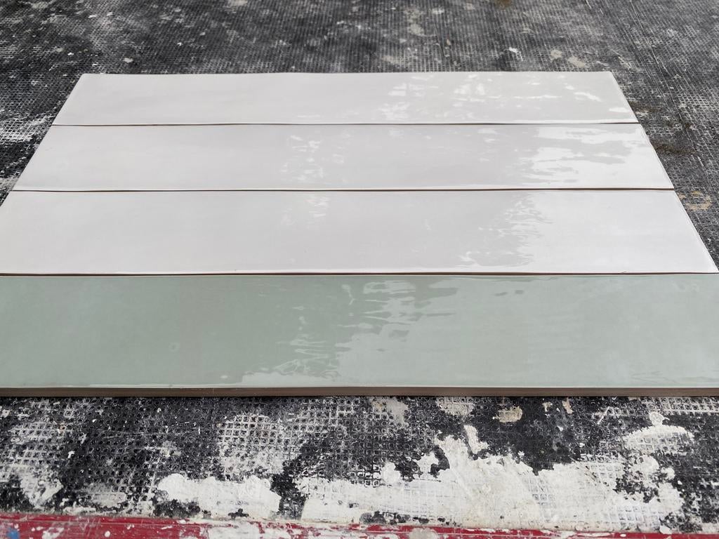Wandtegels HANDVORM  ARTCORE WHITE 5,75 doos en MINT. 0,75, Ophalen, Nieuw, 20 tot 40 cm, Wandtegels