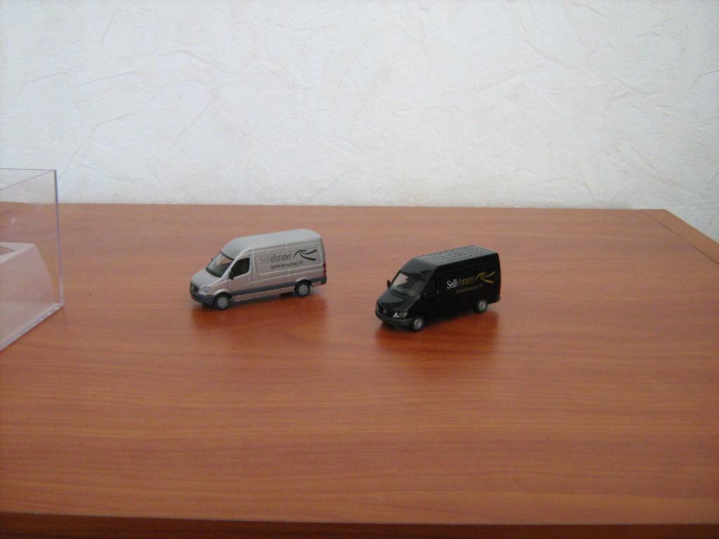 Mercedes Sprinter Sellebrate , Herpa,  Schaal 1:87, Ophalen of Verzenden, Nieuw, Bus of Vrachtwagen, Rietze