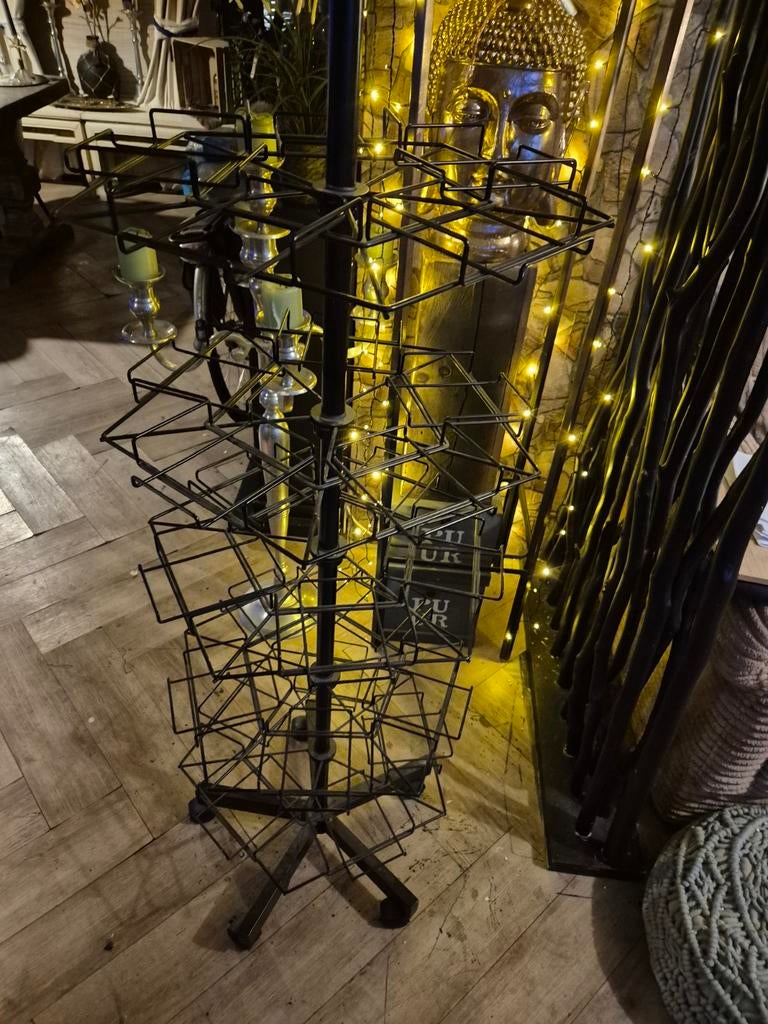 Draaibare etagere met 5 plateaus en wielen, Huis en Inrichting, Woonaccessoires | Etagères, Ophalen of Verzenden