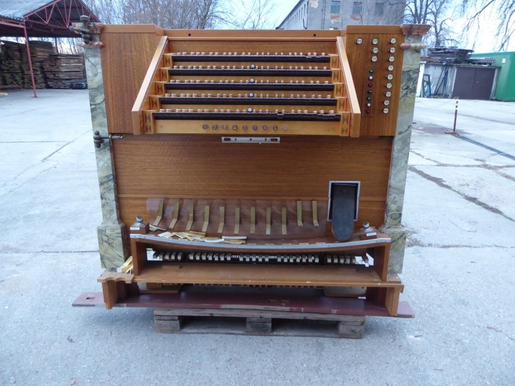 Orgel Mechanische Speeltafel 5 klavieren met volledig koppel, Ophalen, Gebruikt, 3 klavieren, Orgel