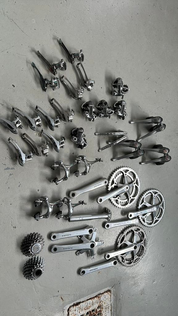 vintage racefiets onderdelen veel Dura Ace, Fietsen en Brommers, Fietsonderdelen, Ophalen, Gebruikt, Racefiets, Overige typen