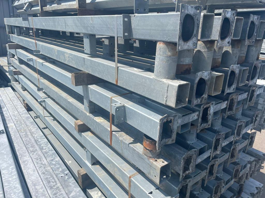 Kokerprofielen 100x80x3mm | Lengte: 3750 mm, Doe-het-zelf en Verbouw, Metalen, Ophalen of Verzenden, Gebruikt, IJzer