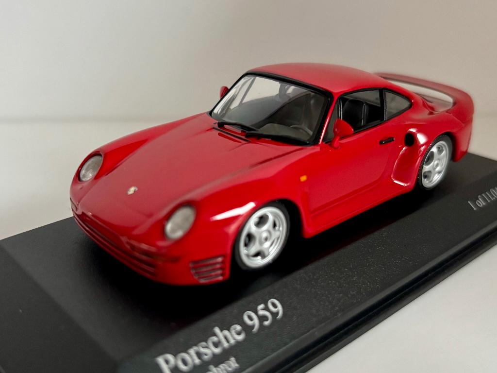 1:43 Porsche 959, Hobby en Vrije tijd, Modelauto's | 1:43, Ophalen of Verzenden, Zo goed als nieuw, Auto, MiniChamps