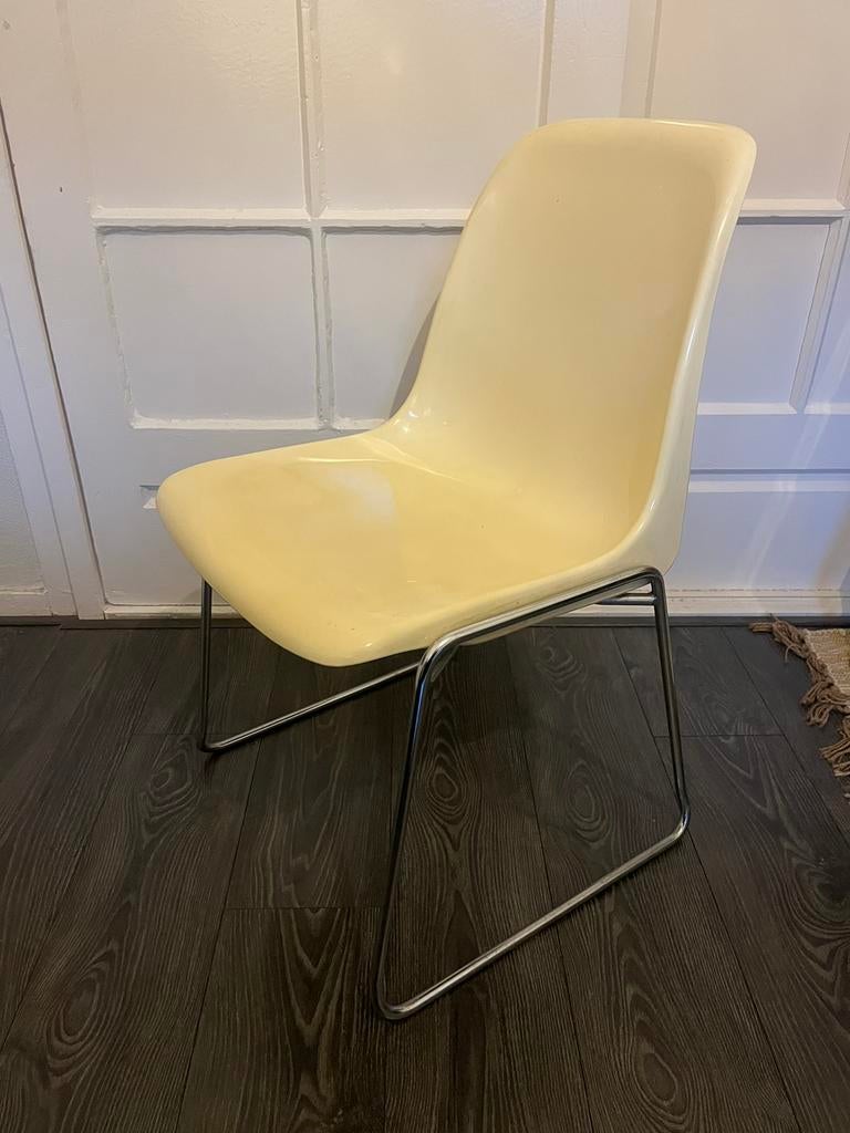 5x vintage stoel., Ophalen, Zo goed als nieuw, Bruin, Drie