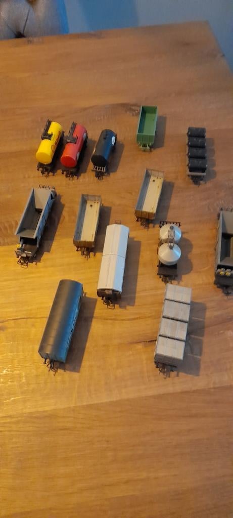 Verschillende goederenwagons, Ophalen of Verzenden, Gelijkstroom of Wisselstroom, Overige merken