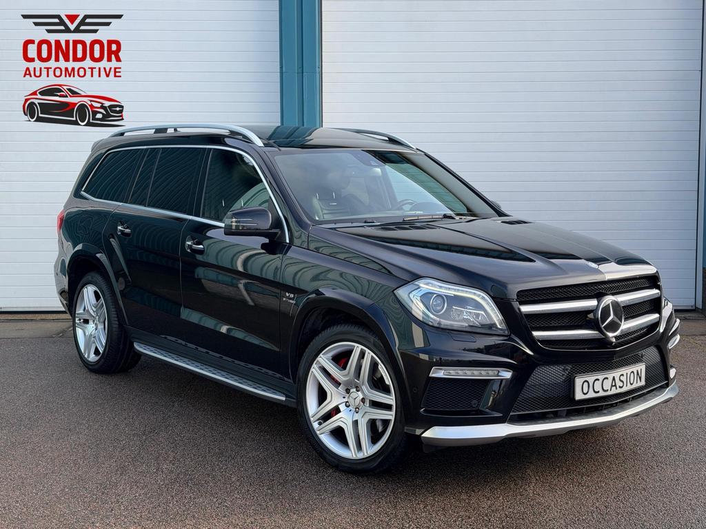 Mercedes-Benz GL63 5.5 V8 BiTurbo 4 Matic, Auto's, GL, 7 stoelen, Zwart, Leder