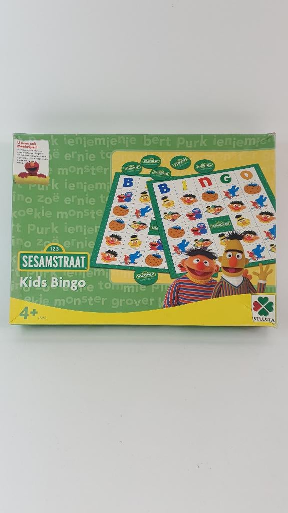 Sesamstraat Kids Bingo, Selecta 2005. 8C4, Tweedehands verkoop, Tweedehands verkoop, Gebruikt, Ophalen of Verzenden