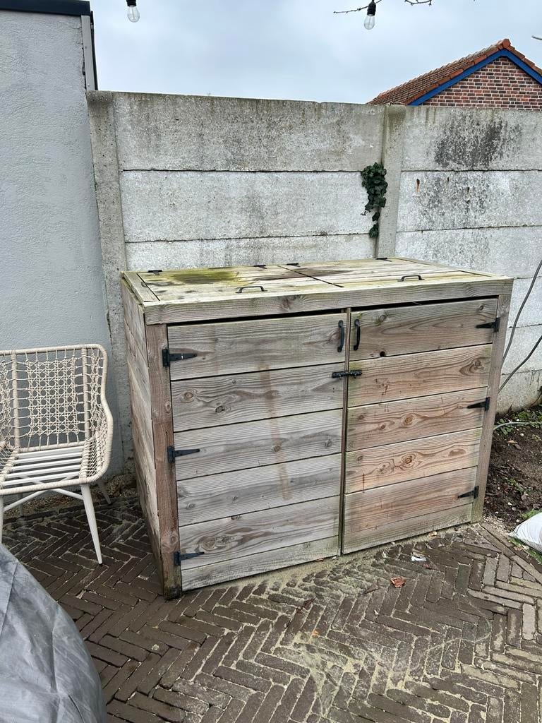 Kliko opslag / berging / ombouw, Tuin en Terras, Ophalen, Zo goed als nieuw, Hout, Containerberging