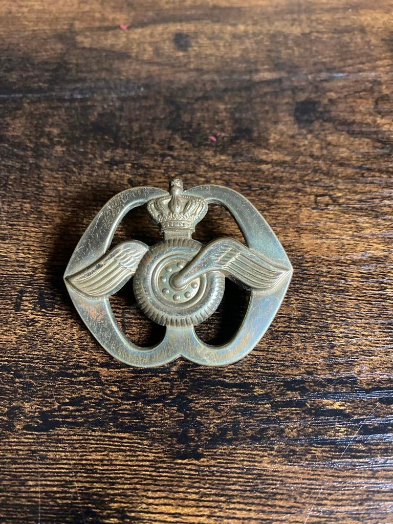 Baretembleem Aan- en Afvoertroepen, Verzamelen, Ophalen of Verzenden, Landmacht, Nederland, Embleem of Badge