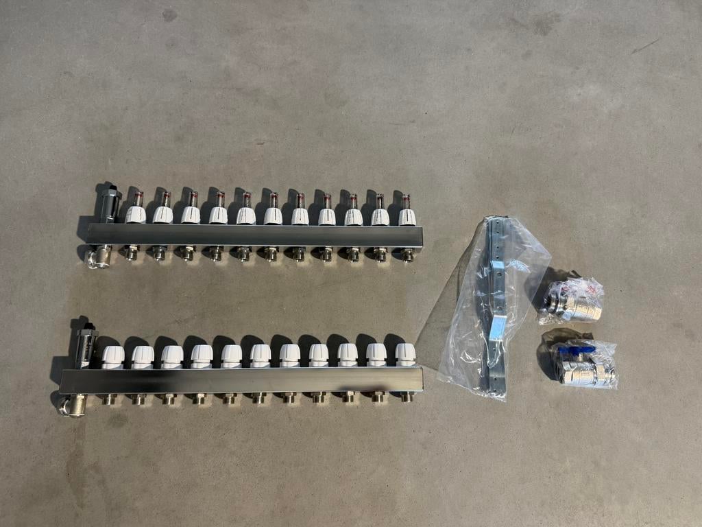 Rvs verdeler 11/12 groeps, Ophalen of Verzenden, Nieuw