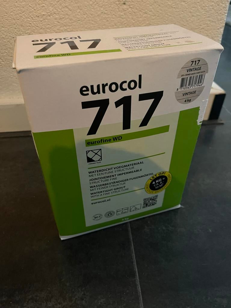 Eurocol WD 717 Voegmortel - Nieuw in verpakking, Doe-het-zelf en Verbouw, Tegels, Ophalen, Overige materialen, Overige typen, Nieuw