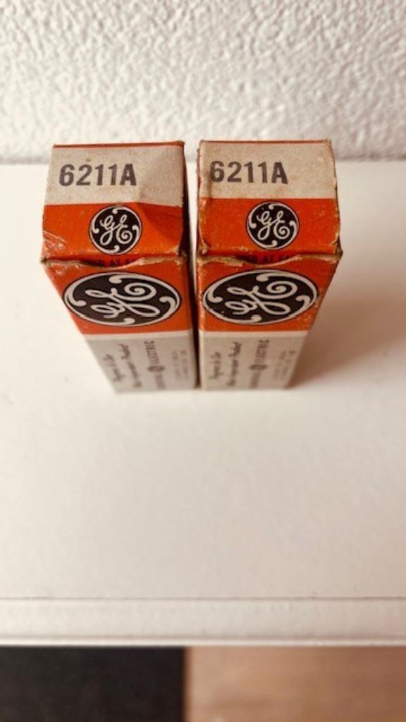 General Electric 6211A 5-star = long life 12au7/ecc82, Ophalen of Verzenden, Buis of Buizen