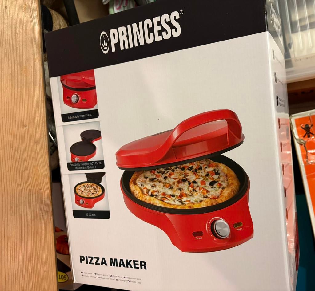 Princess pizza maker, Tuin en Terras, Pizzaovens, Ophalen of Verzenden, Nieuw