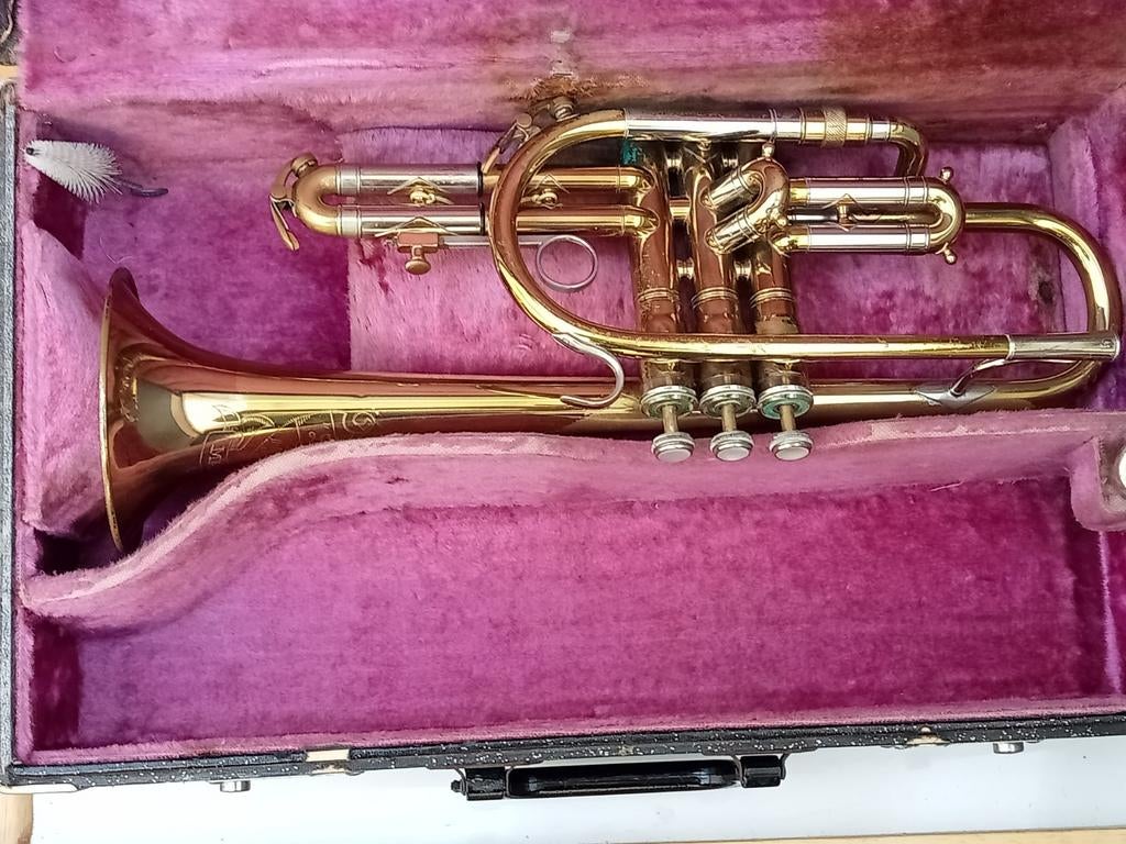 KING SUPER 20 CORNET - 1970, Muziek en Instrumenten, Ophalen, Gebruikt, Overige typen