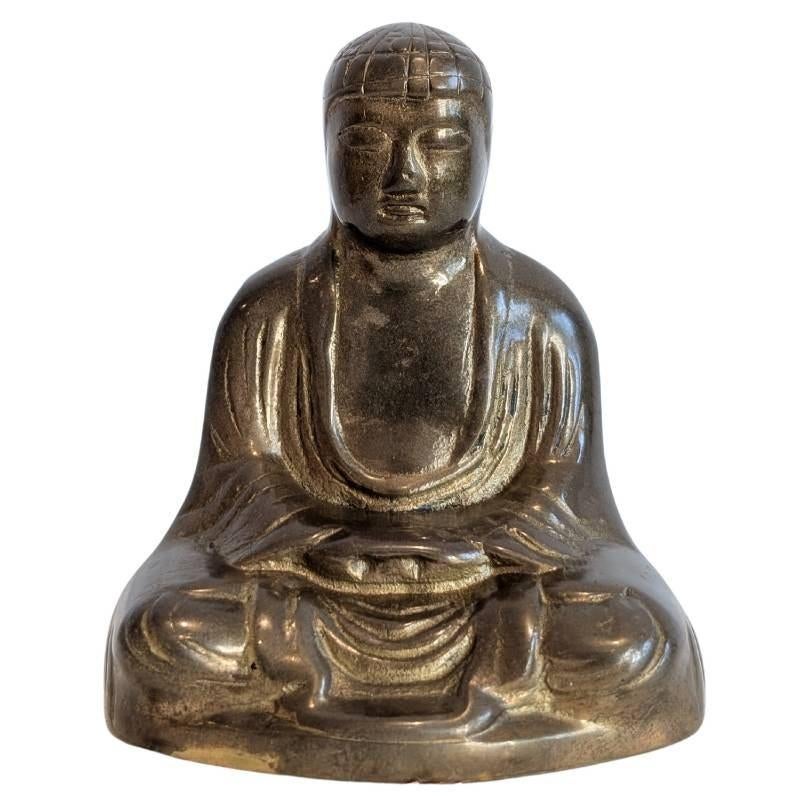 Vintage Chinees bronzen Boeddhabeeld LOT 136, Ophalen of Verzenden, Gebruikt